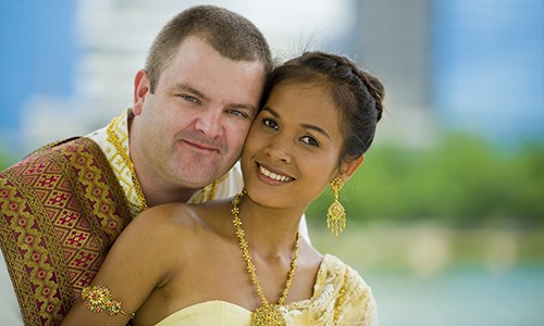Thai Falang Paar
